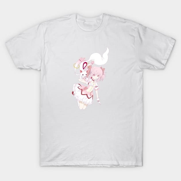 Madoka & Kyubey T-Shirt by Fotocynthese art